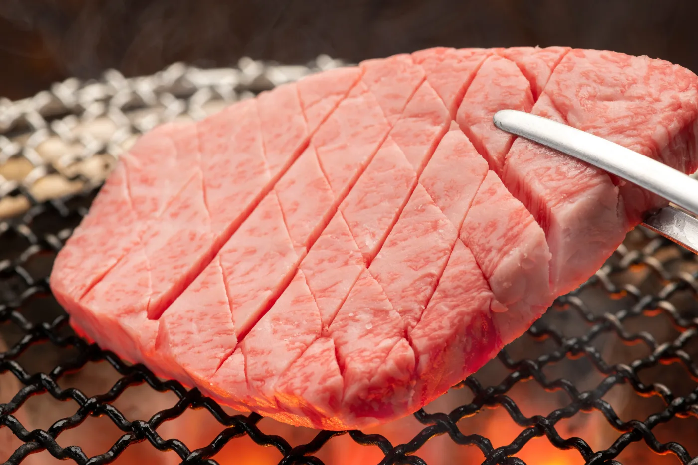 肉の仕込み